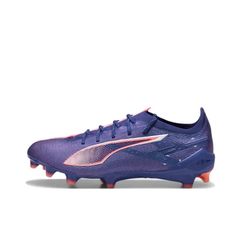 PUMA Ultra 5 FG Firm Ground Slip Resistant, Abrasion Resistant, Breathable Soccer Shoes Women's Purple Orange-0