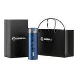Dark Blue[One-Touch Lid Opening with One Hand, Smart Thermometer]