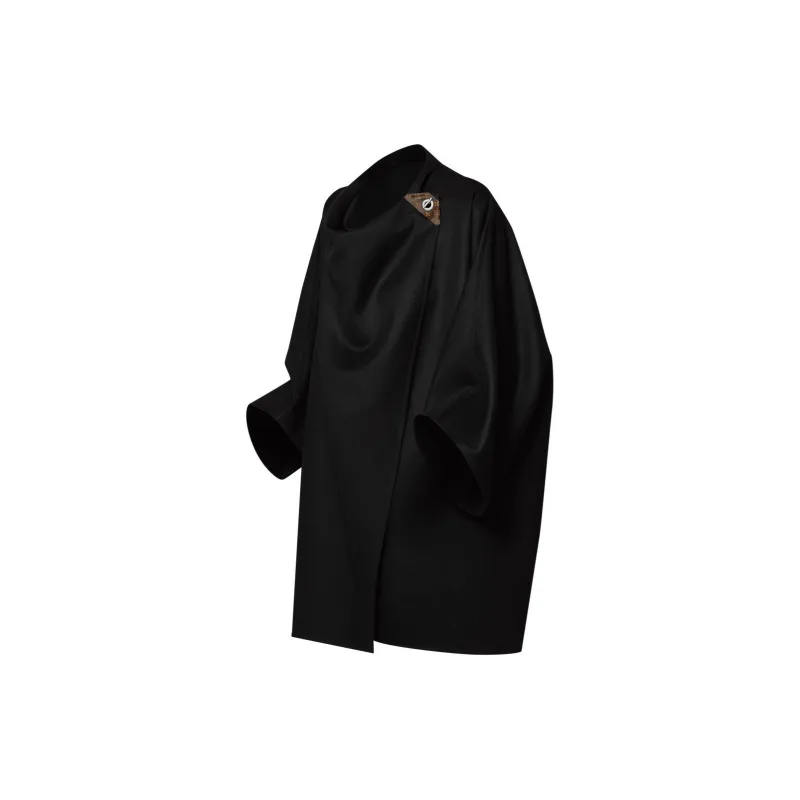 LOUIS VUITTON Drape Front Coat-2