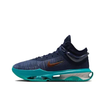 Nike Air Zoom G.T. Jump 2 Cushioning Wear Resistant Mid Top Basketball Shoes Men's Blue EP