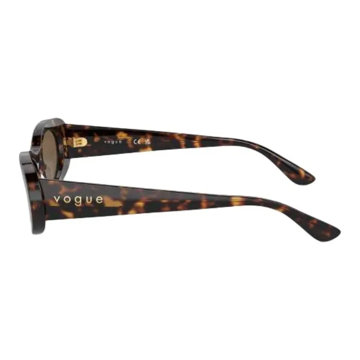 VOGUE Tortoiseshell effect Oval frame Sunglasses-2
