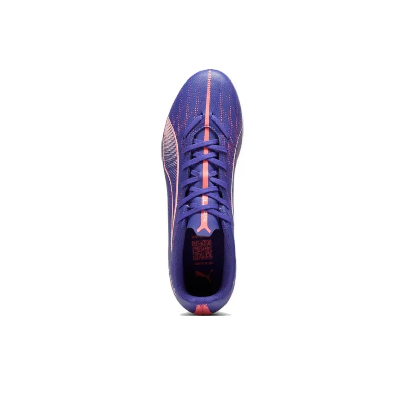 PUMA Ultra 5 Anti Slip Wear Resistant Soccer Shoes Men's Purple Orange-3