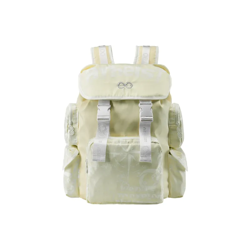 8atheist Polyester Backpack Tubas Unisex Cream Yellow-0