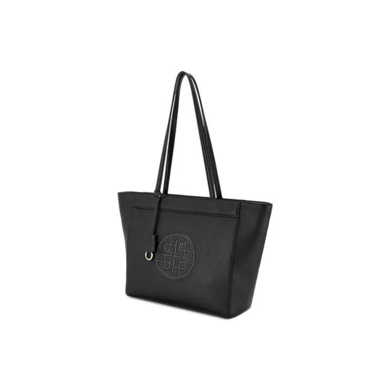 Hush Puppies Cow Leather Bonded Synthetic Leather Shoulder Bag Regular Women's Green/Black-6