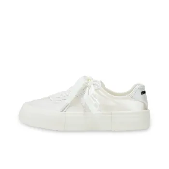 RUN MANNER Cushioning, Wear Resistant Low Top Skateboard Shoes Women's White