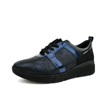 MEPHISTO Wear-Resistant Low-Top Casual Shoes Women's Navy Blue