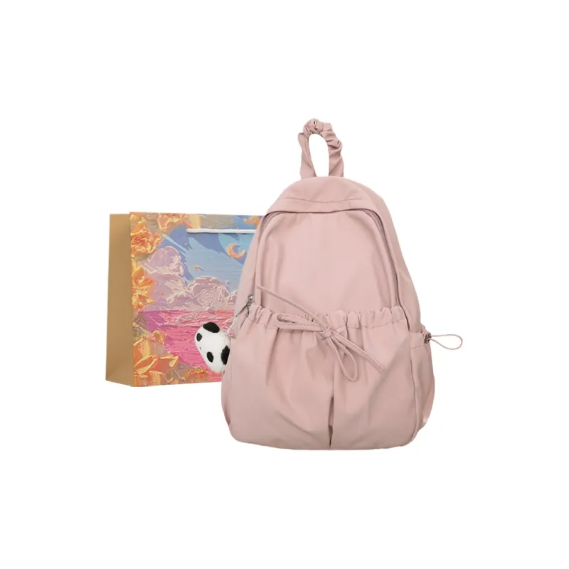 BRINCH Nylon Backpack Women's Multicolor-4