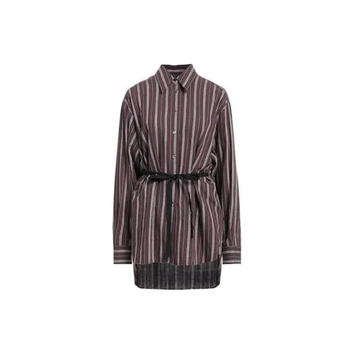 MM6 Maison Margiela Shirts Women's Brown