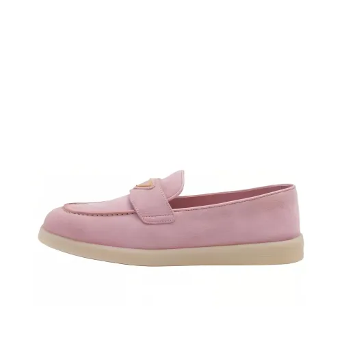 PRADA Logo-plaque Suede Mules