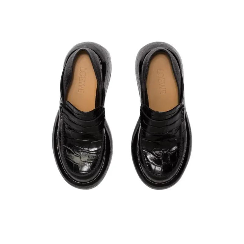 LOEWE Platform Shoes Women's Black-4