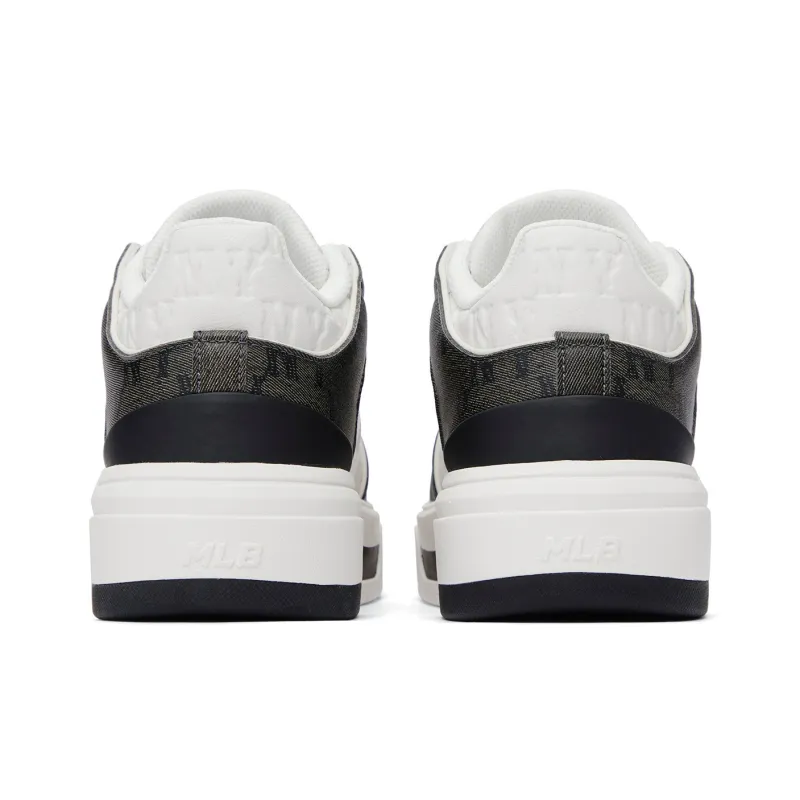 MLB Chunky Liner Low Top Skateboard Shoes Unisex Black White-5