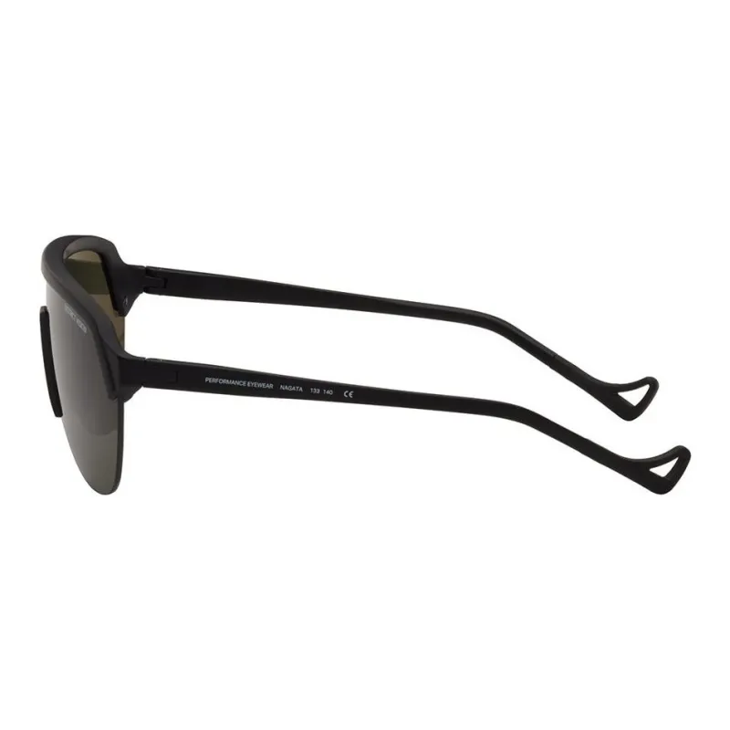 District Vision Titanium Core Irregular Shape Sunglasses Unisex Black-1