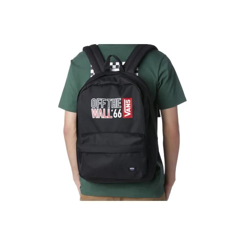 Vans Canvas Backpack Regular Unisex Black-4