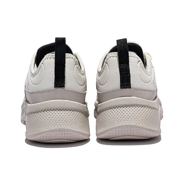 Anta Variety Training Collection Cushioned Wear-Resistant Breathable Low-Top Training Shoes Women's Beige Purple-3