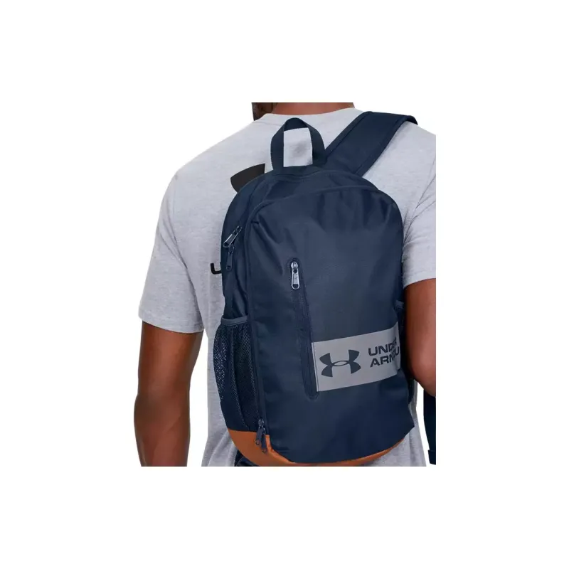 Under Armour Nylon Backpack Regular Unisex Dark Blue-4