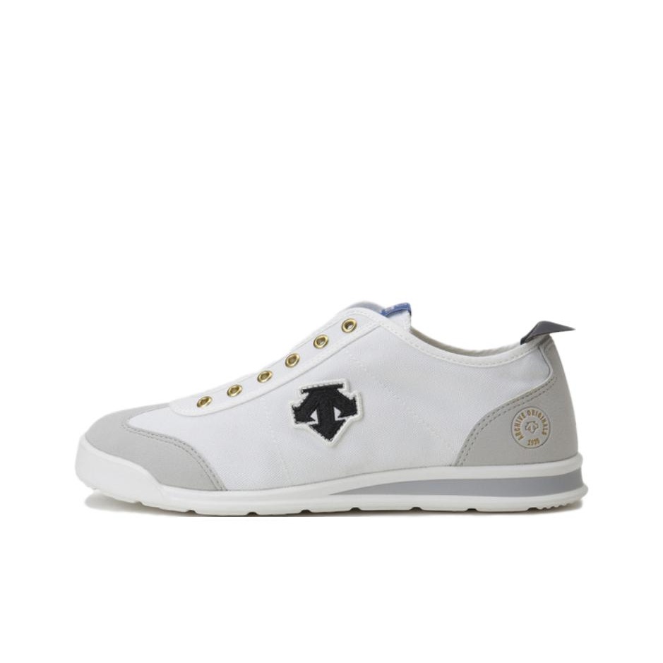 DESCENTE Cron Tempo Casual Shoes Unisex Low-Top White Black