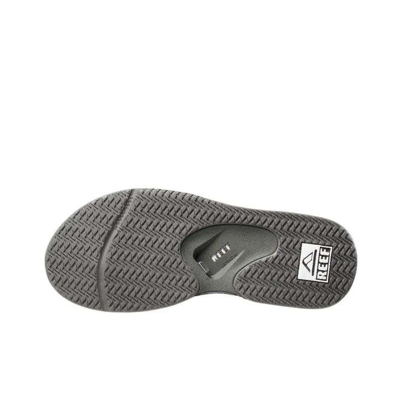 REEF Slip-Resistant Flip Flops Men's White Black-4