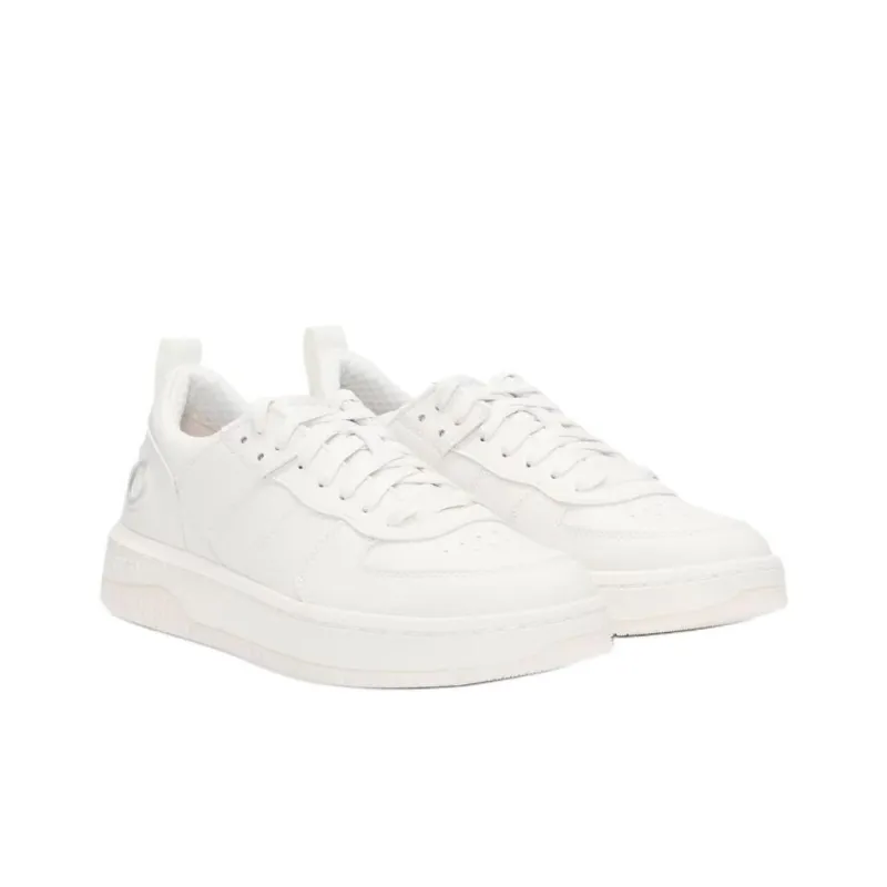 HUGO BOSS La Marca En Relieve Low-Top Skateboard Shoes Women's White-2