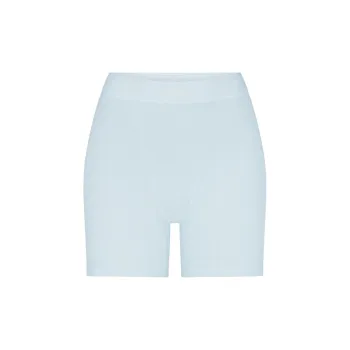 SKIMS SS24 Summer Collection COTTON RIB BOXER Shorts Women's OPAL/Opal