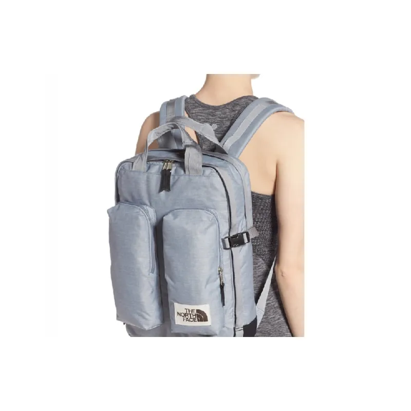 THE NORTH FACE Nylon Backpack Double-Shoulder Backpack Regular Unisex Gray-5