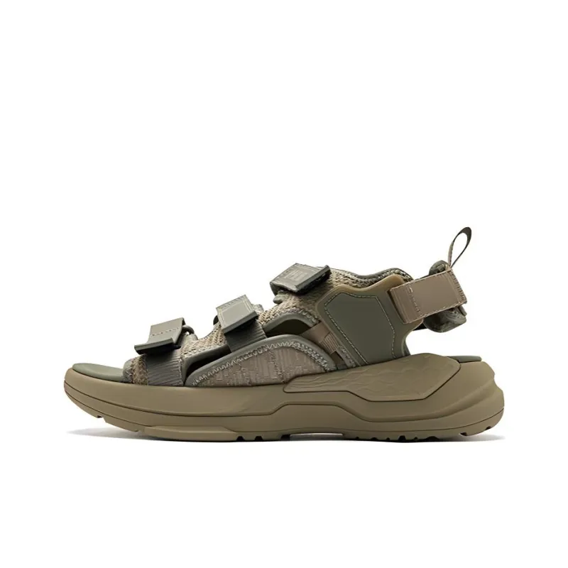 QIAODAN Beach Sandals Men's Green-0