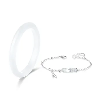 Jingleo Colored Glaze Bangles Women's