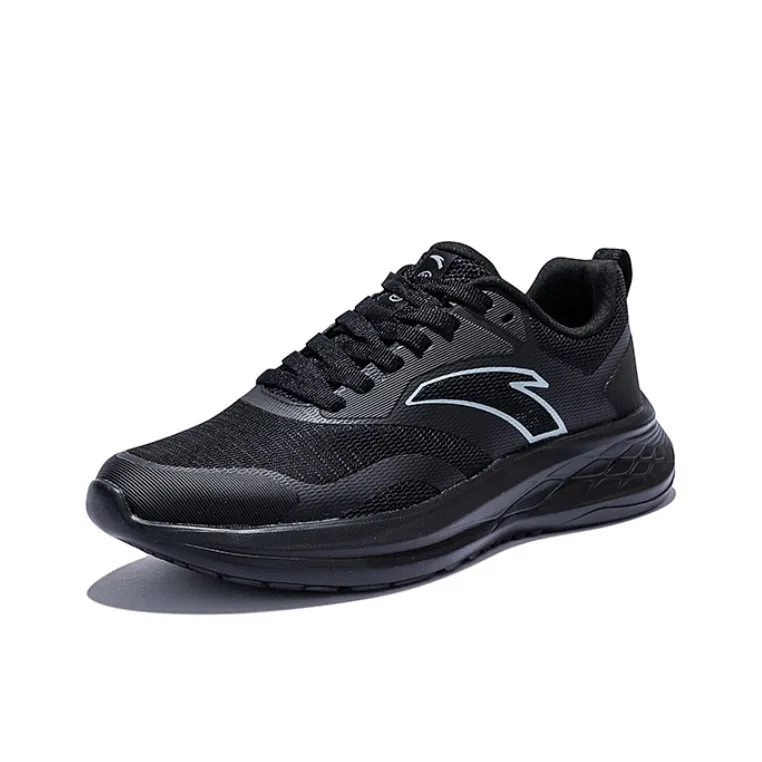 CHAOJIANTA Cushioning, Wear Resistant Low Top Casual Running Shoes Men's Black-1