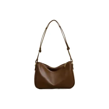 Carksky PU Shoulder Bag Women's Brown/Black