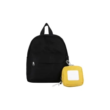 NX DOUGHNUT Nylon Backpack Unisex Black/Pink/Yellow/Orange/Green/Blue