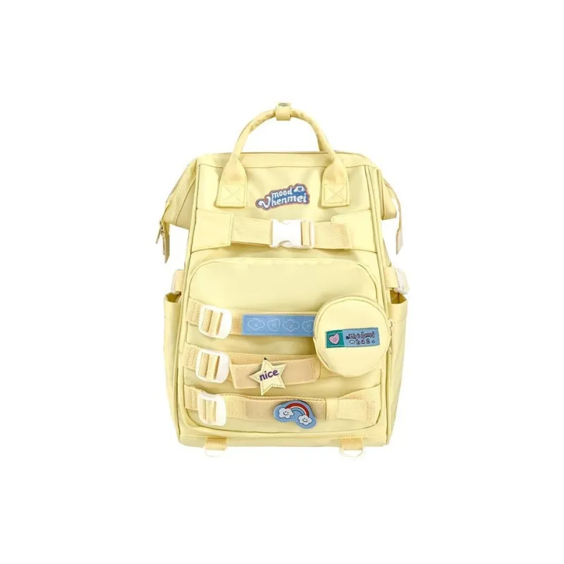 MINLUBAOLUO Composite Cloth Backpack Women's Multicolor-2