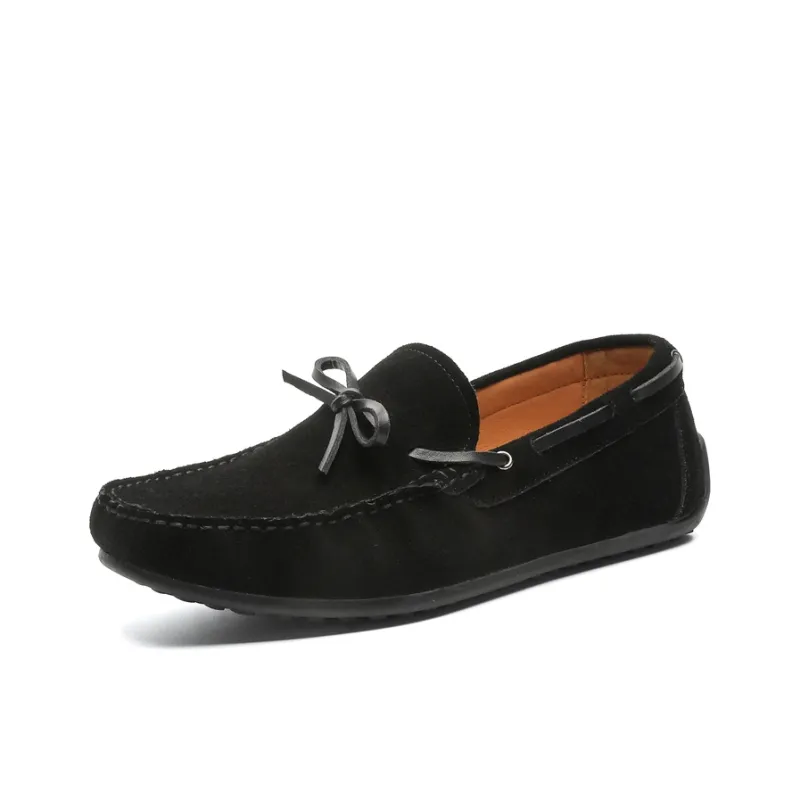 Chi Wolf Gommino Loafers Men Black/Brown-1