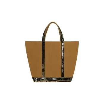 Vanessa Bruno Canvas Tote Bag, Shopping Bag, Handbag Medium Size Women's Bronze