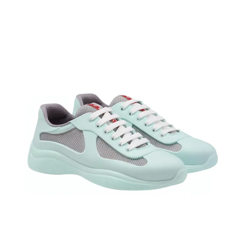PRADA America's Cup Low-Top Casual Shoes Men's Green-1