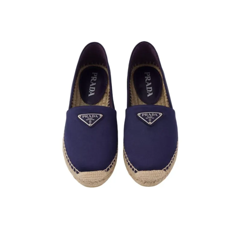 PRADA Hemp Sole Shoes Women's Purple-3