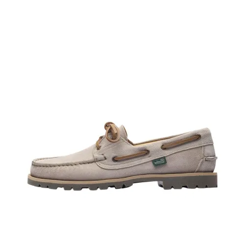 Paraboot Boat Shoes Men Gray