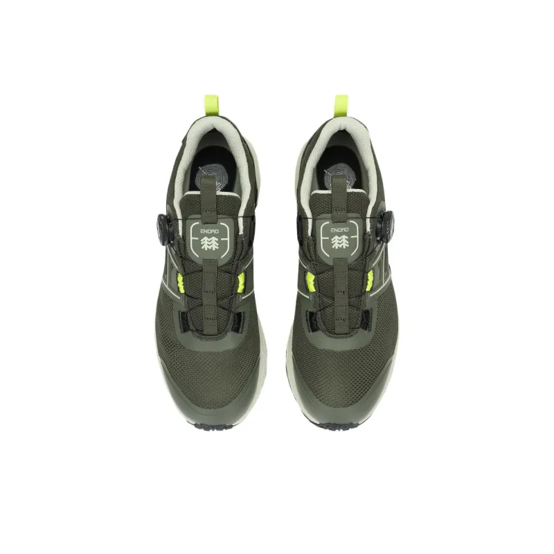 KOLON SPORT Durable Breathable Low Top Hiking/Trekking Shoes Unisex Dark Green-3