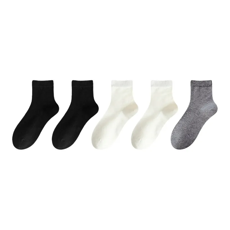 MIIOW Mid Calf Socks Unisex 5 Pack-3