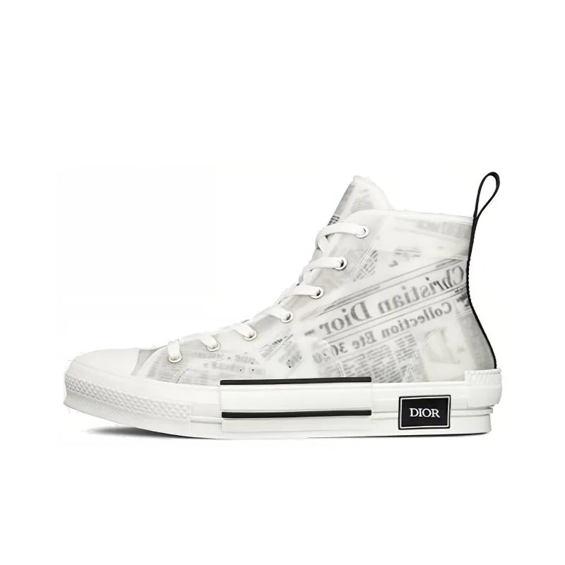 DIOR B23 High Top Daniel Arsham Newspaper-0