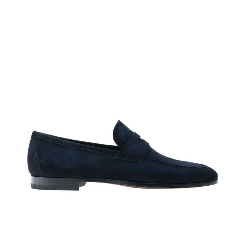 Magnanni Diezma Loafers Men's Marine Blue-1