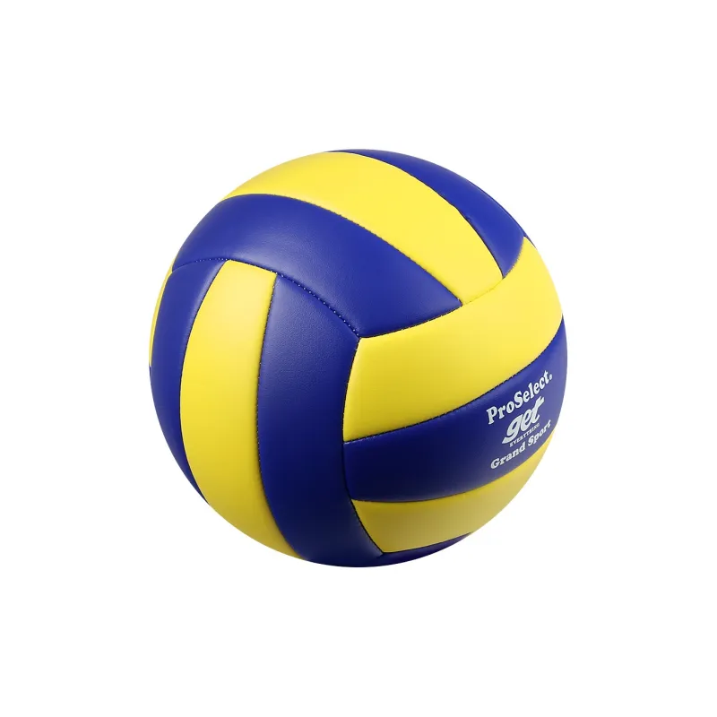 ProSelect Soft Abrasion Resistant PU Size 5 Ball Volleyball Unisex Yellow Blue-2