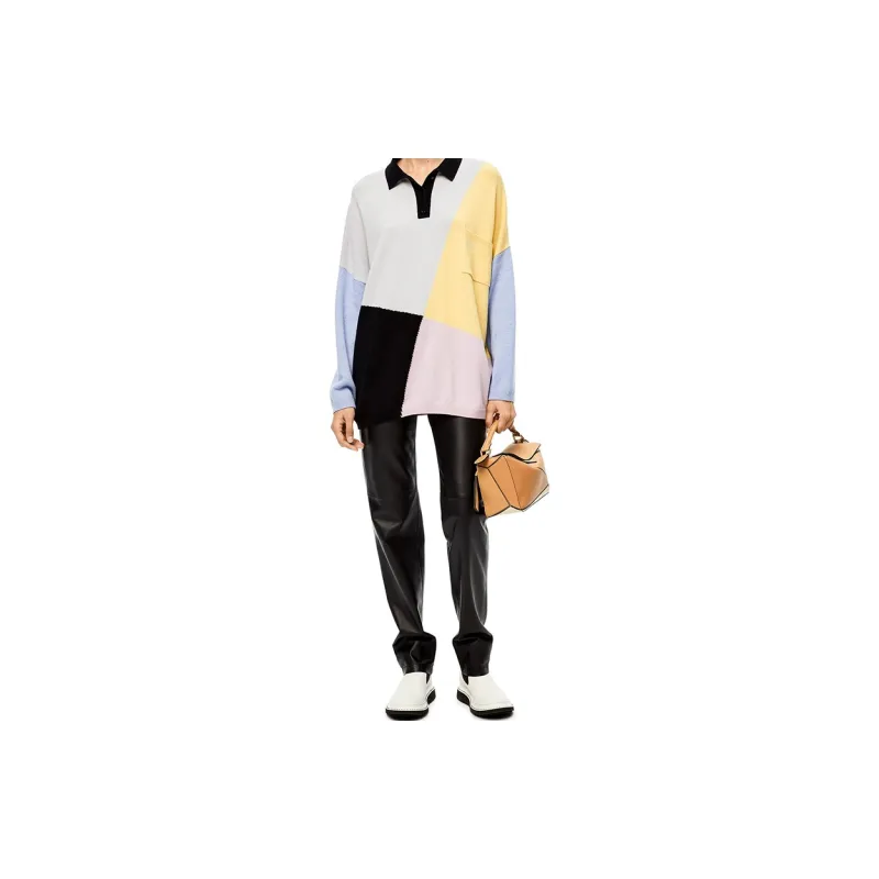 LOEWE Puzzle Calfskin Geometric Bag Puzzle Bag Handbag Shoulder Bag Crossbody Bag Small Size Women's Sand-6