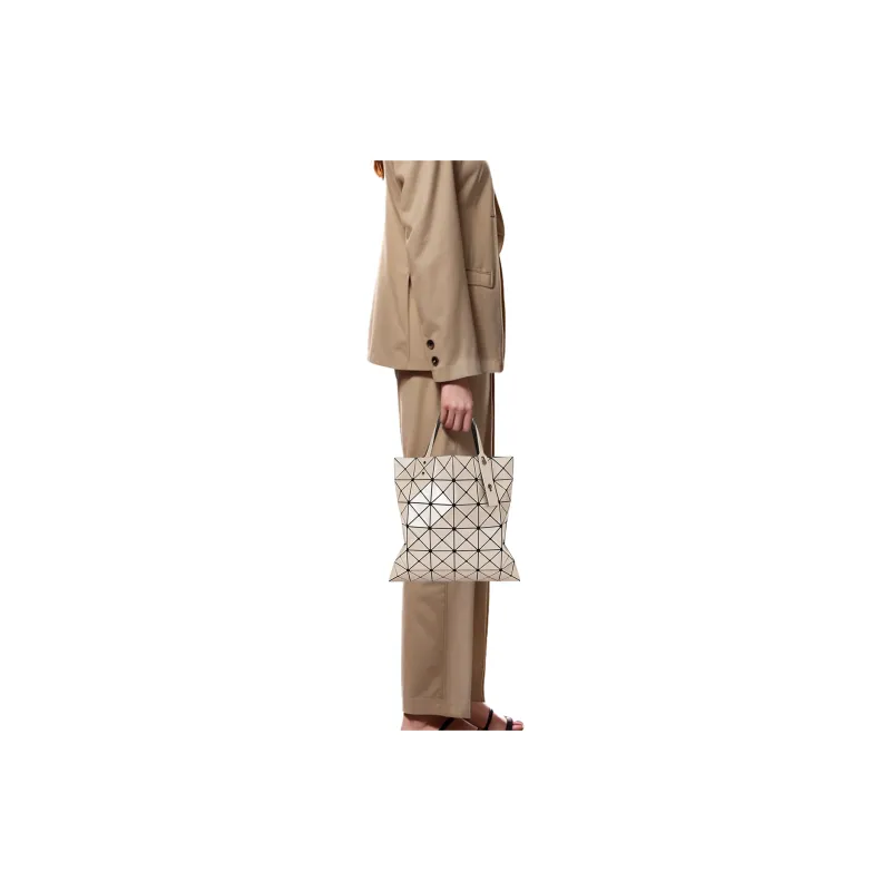 ISSEY MIYAKE PVC Tote Bag Shopping Bag Shoulder Bags Handbags Women's Beige-8