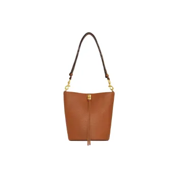 REBECCA MINKOFF Leather Bucket Bag Handbag Shoulder Bag Women's Caramel