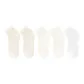 5 Pack (2 Light Coffee+2 Ecru+1 White)