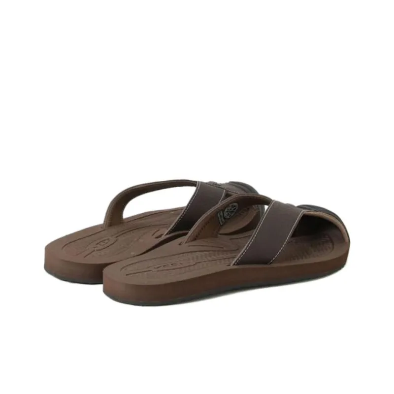 KEEN BARBADOS TG Slip Resistant Flip Flops Men's Brown-3