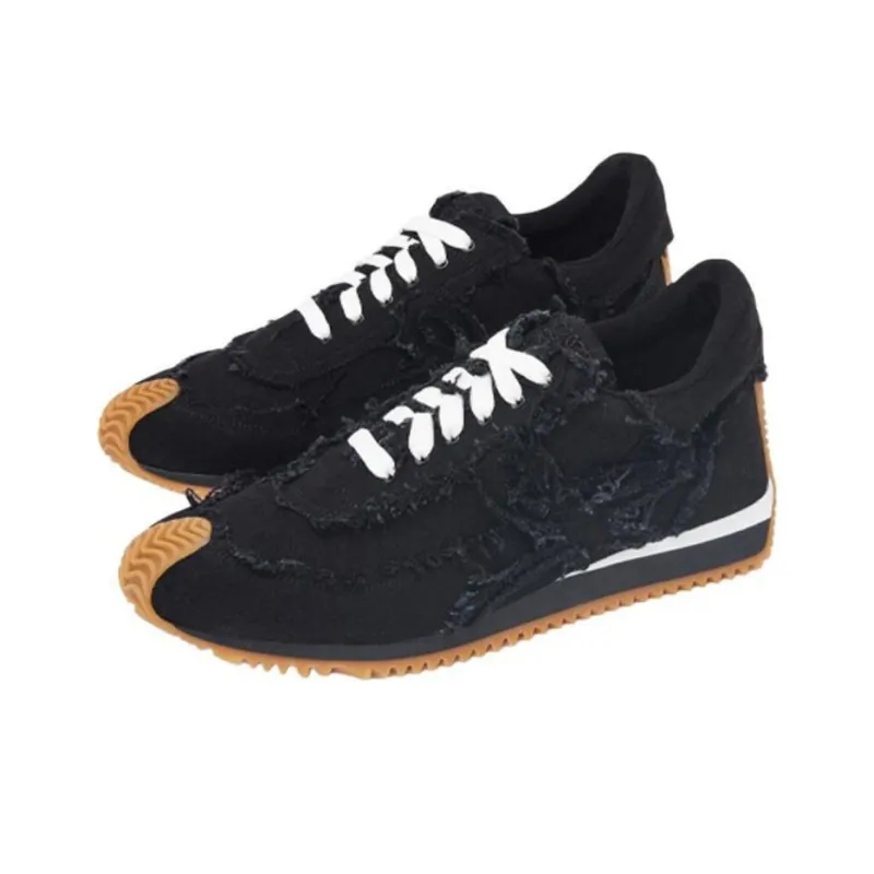 LOEWE Flow Runner Cushioning Low Top Sports Casual Shoes Men's Black-2