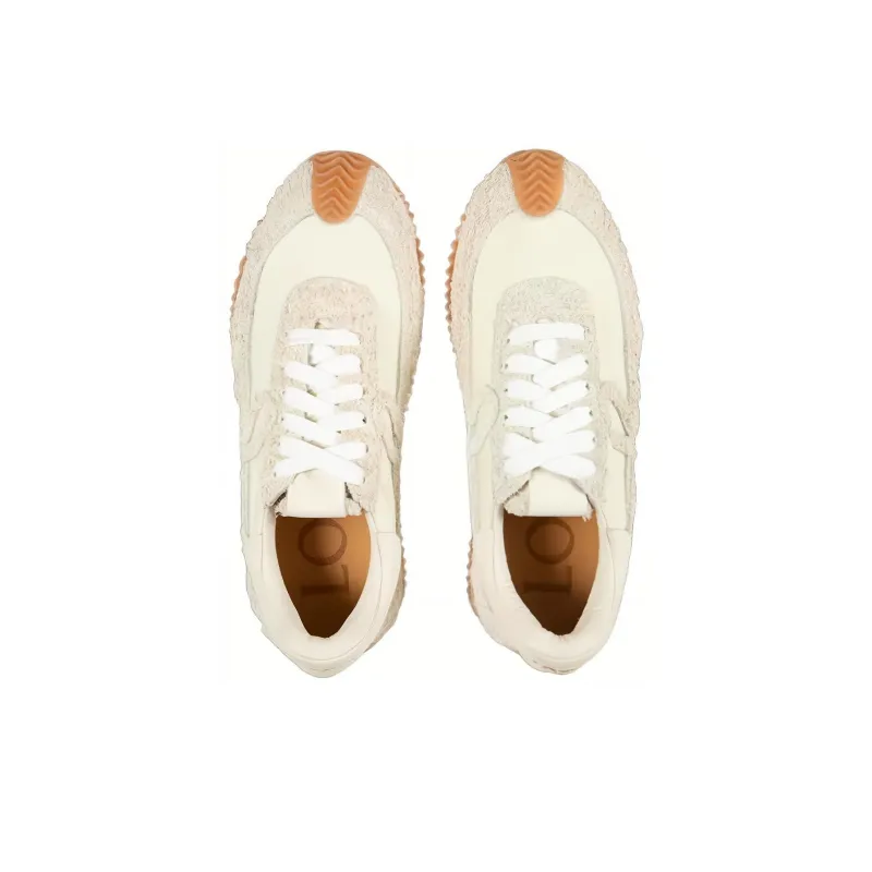 LOEWE Flow Runner Canvas Soft White Women's-4