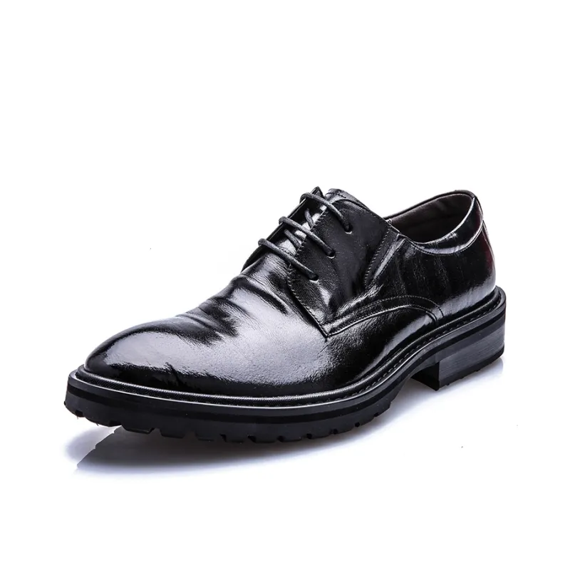 SHWEBALU Dress Shoes Men Low Top-1