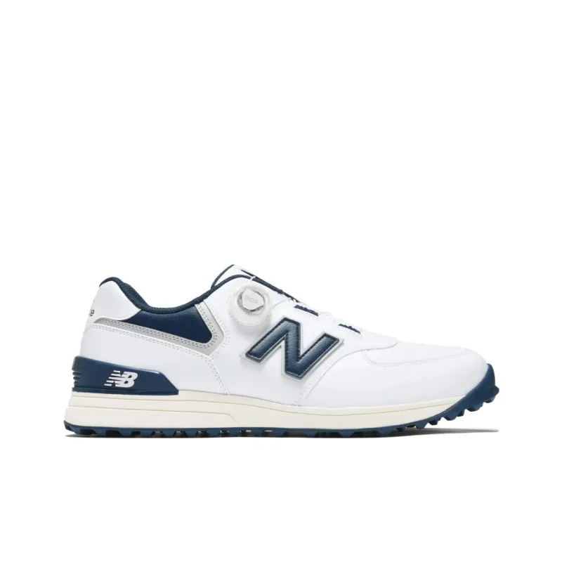 New Balance NB 574 Anti Slip Wear Resistant Low Top Golf Shoes Unisex White-1