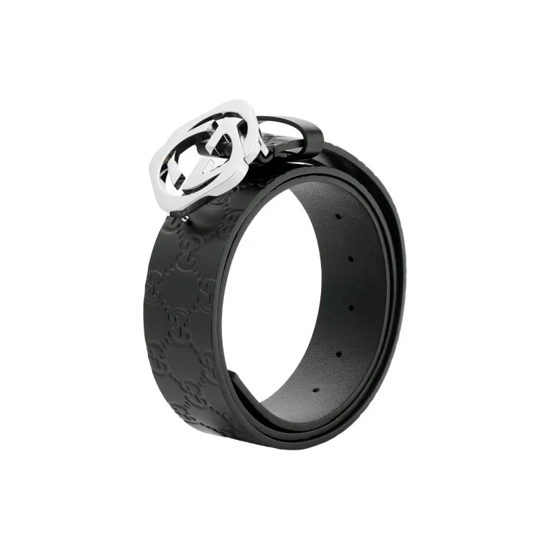 GUCCI Signature Leather Belts Men-1